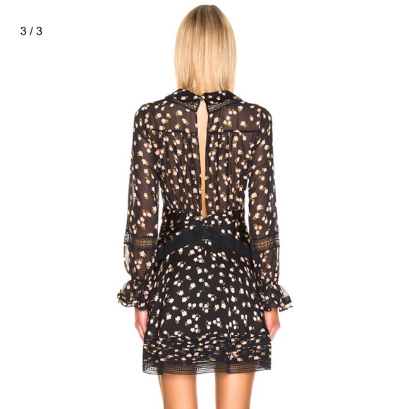 Self-Portrait twist front dress - Picture 3 of 8